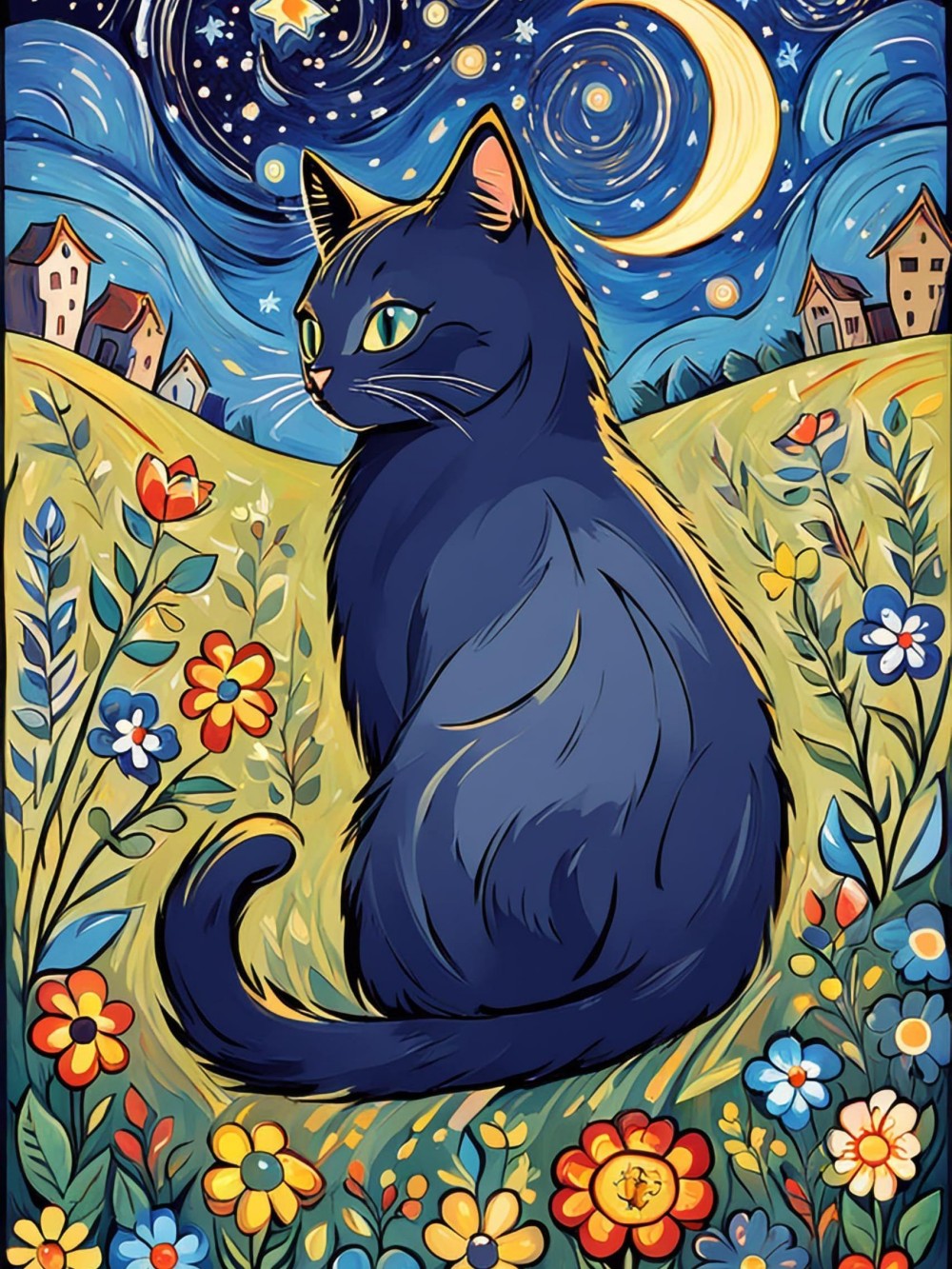 Black Cat | Diamond Painting