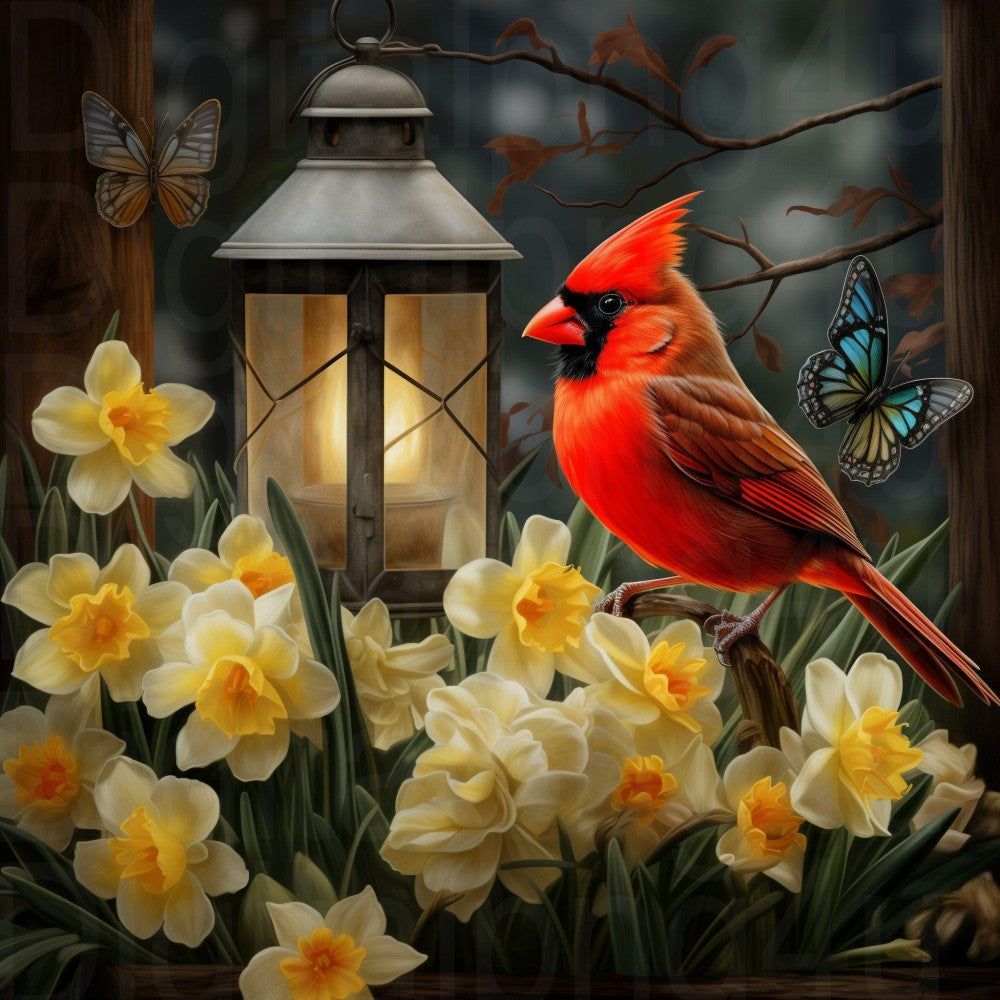 Birds and Flowers | Diamond Painting