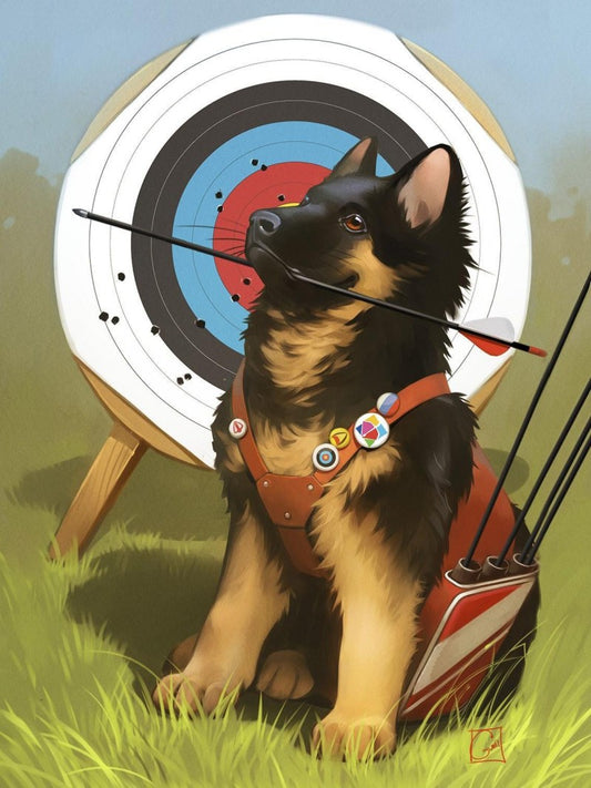 Dog German Shepherd | Diamond Painting