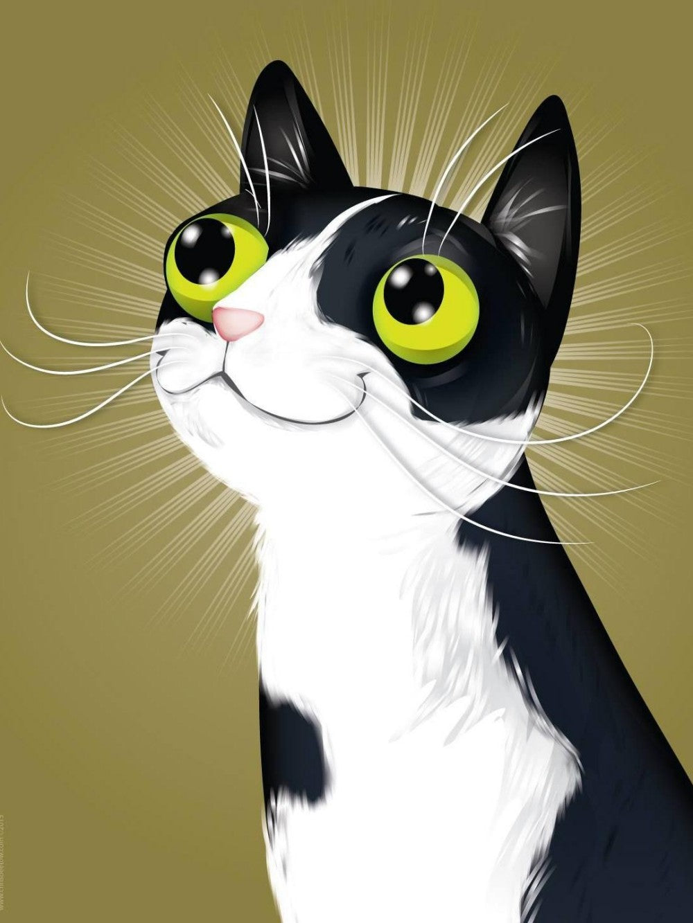 Tuxedo Cat  | Diamond Painting