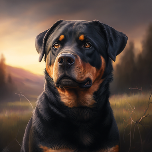 Rottweiler Dog | Diamond Painting