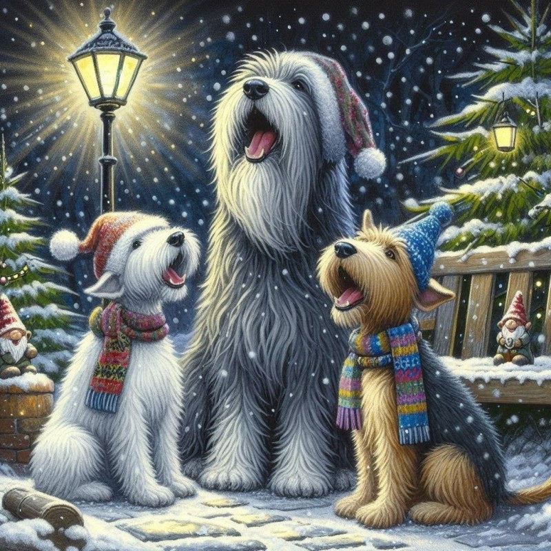 Christmas Dog | Diamond Painting