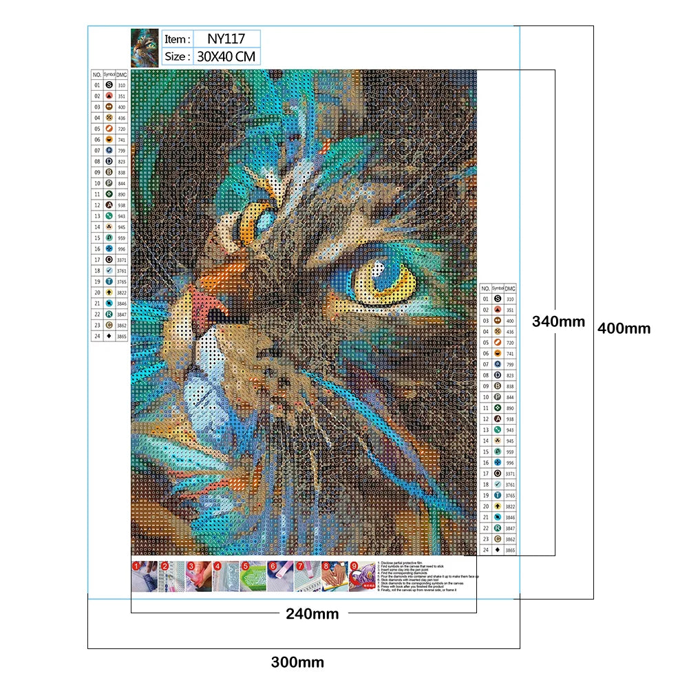 Cat | Diamond Painting