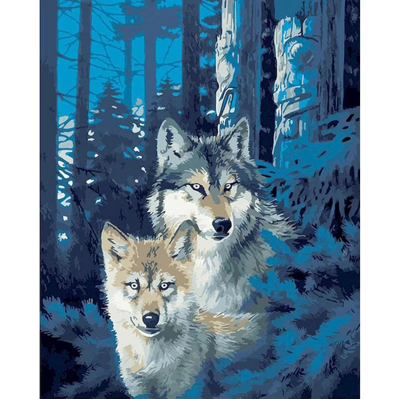 Wolf | Cross Stitch Embroidery