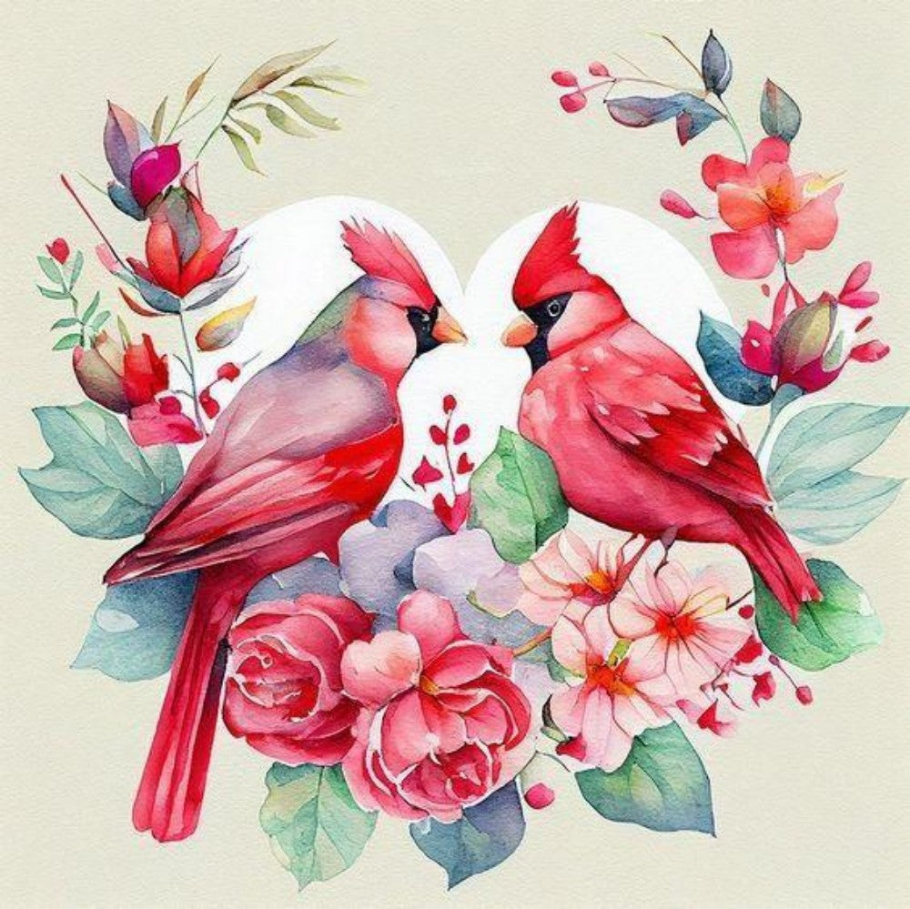 Birds and Flowers | Diamond Painting