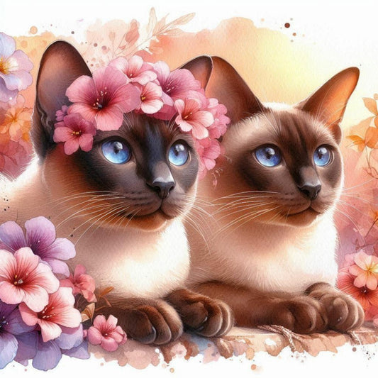 Siamese Cat | Diamond Painting