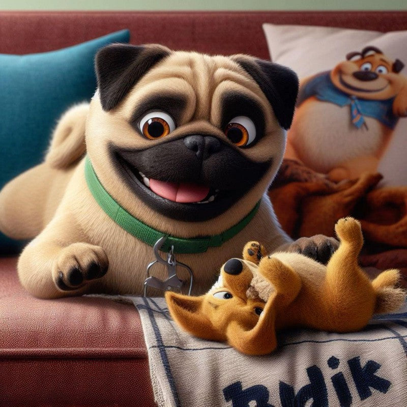 Dog Pug | Diamond Painting