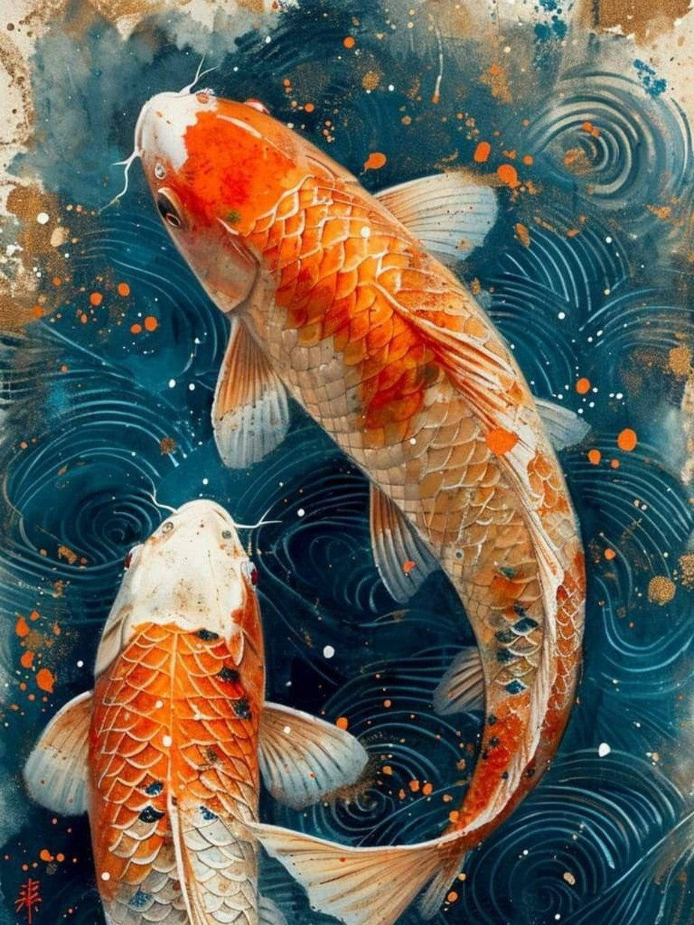 Koi Fish | Diamond Painting