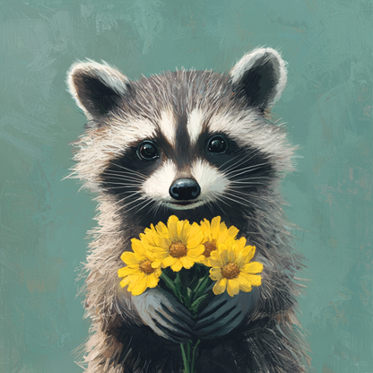 Raccoon | Diamond Painting