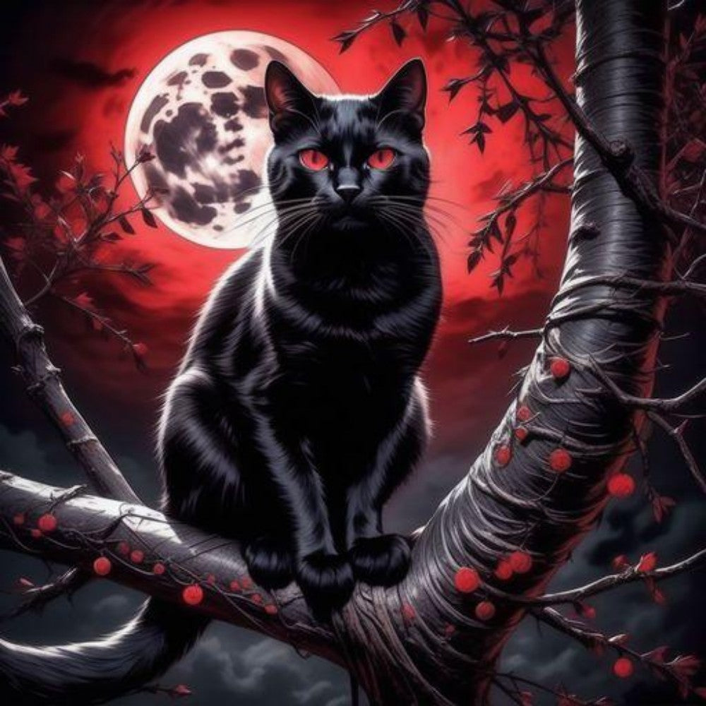 Midnight Cat | Diamond Painting