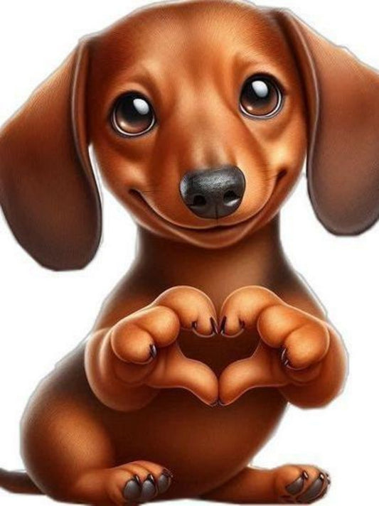 Dachshund Dog | Diamond Painting