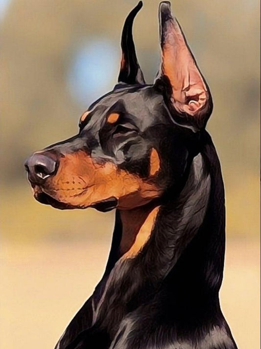 Dog Doberman | Diamond Painting