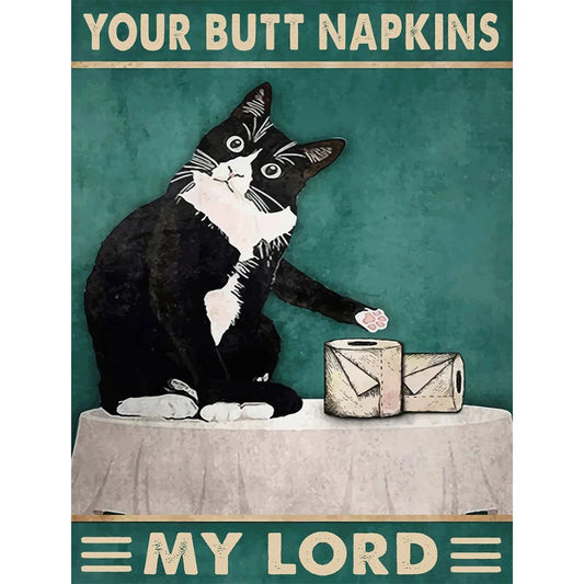 Black Cat | Cross Stitch Embroidery