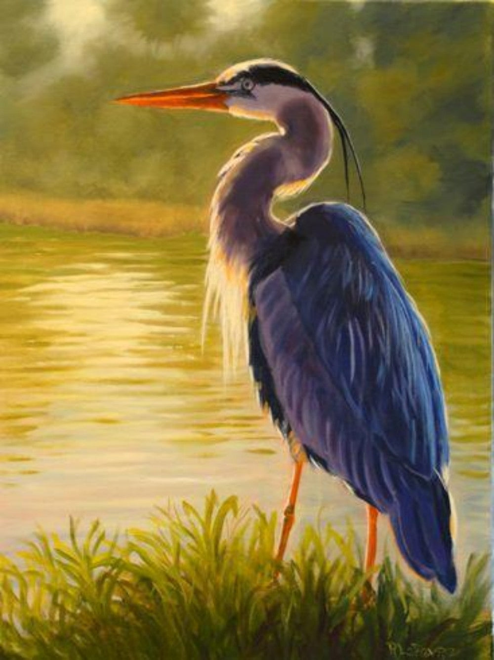 Blue Heron | Diamond Painting