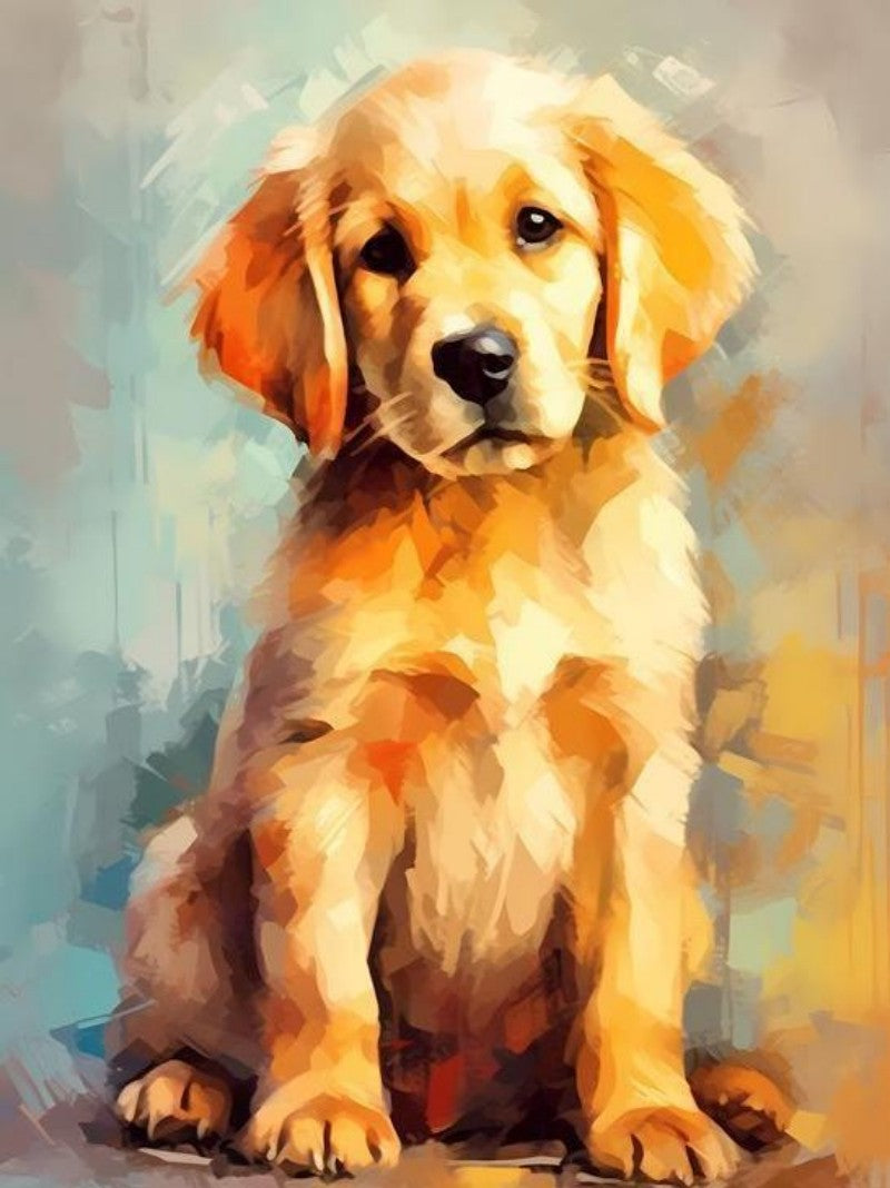 Golden Retriever Dog | Diamond Painting