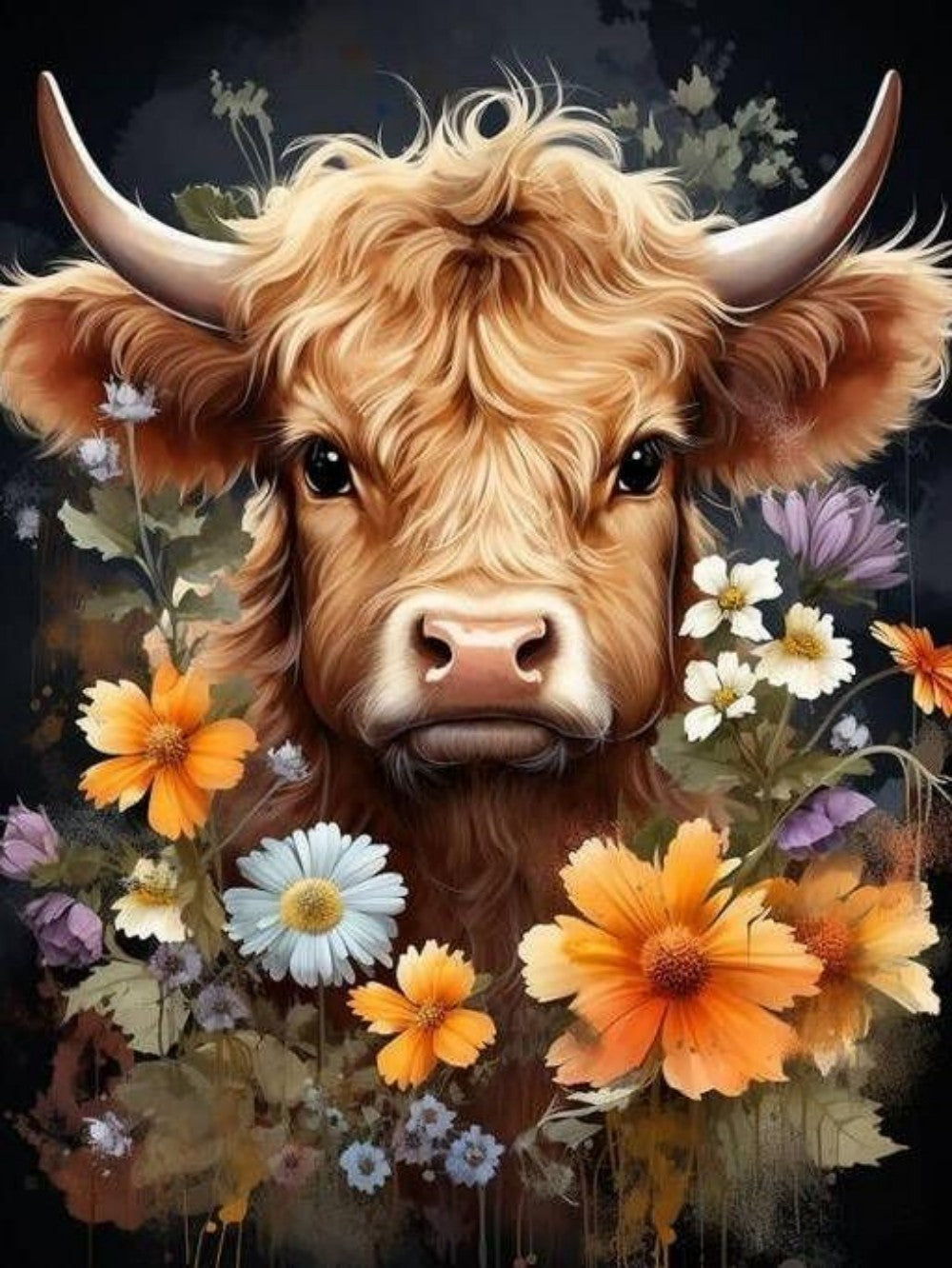 Highland Cow | Diamond Painting
