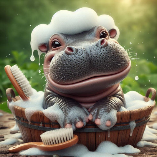 Hippo | Diamond Painting