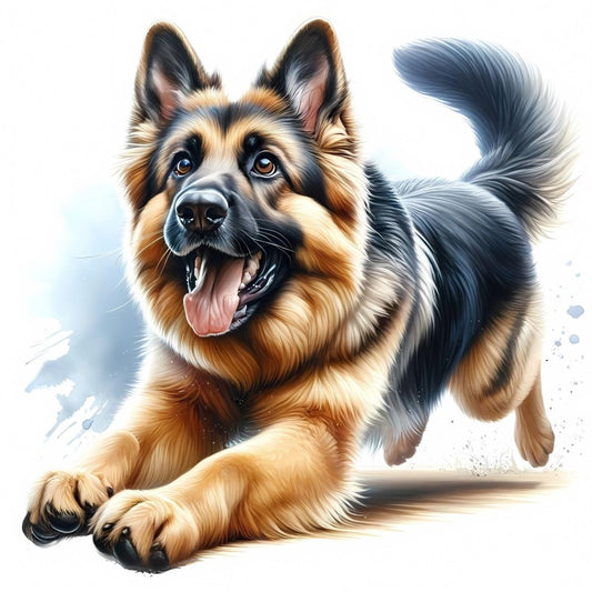Dog German Shepherd | Diamond Painting