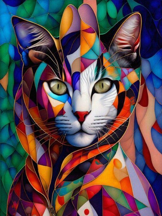 Colorful Cat | Diamond Painting