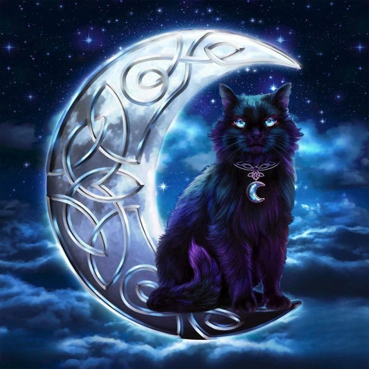 Midnight Cat | Diamond Painting