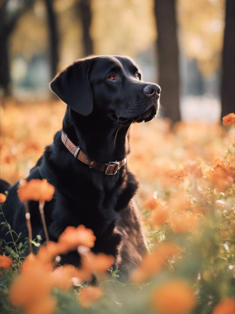 Black Labrador Dog | Diamond Painting