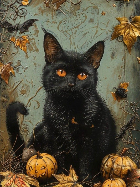 Midnight Cat | Diamond Painting