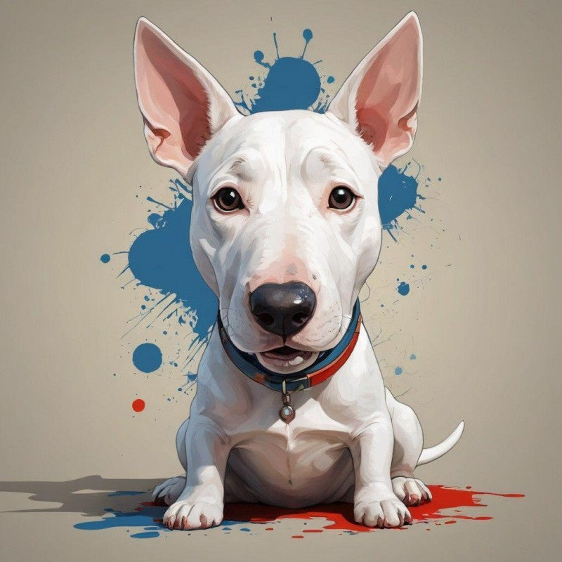 English Bull Terrier Dog | Diamond Painting
