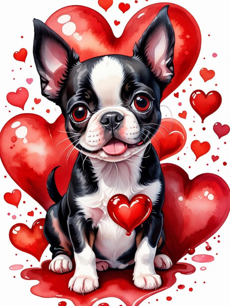 Boston Terrier Dog | Diamond Painting