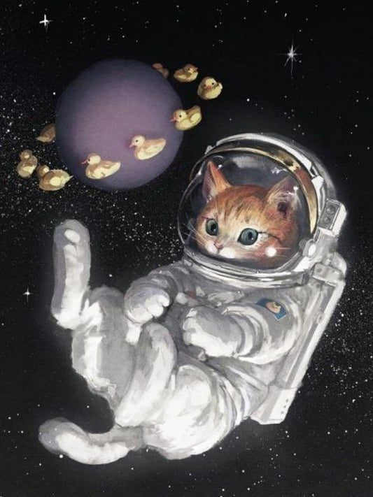 Cats in Space | Diamond Painting