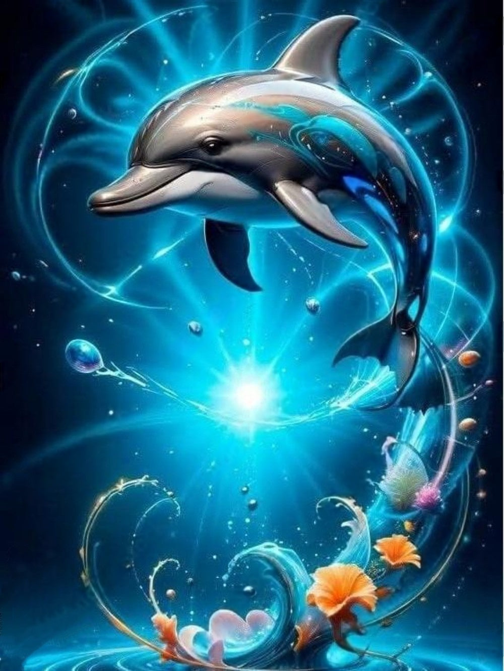 Dolphin | Diamond Painting