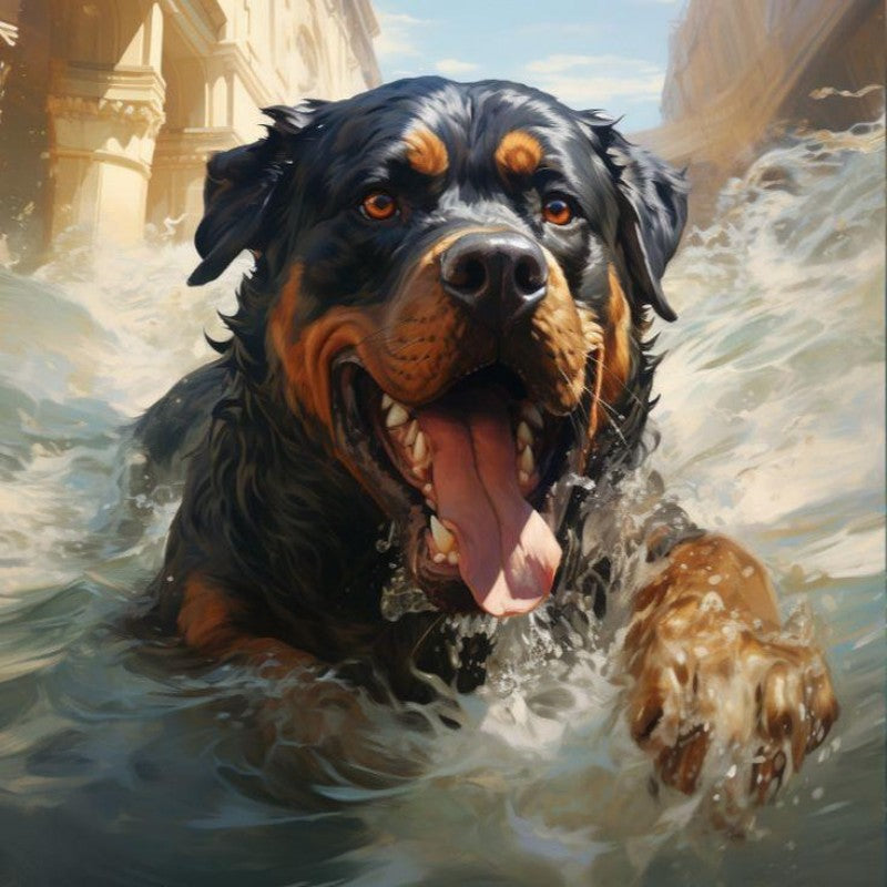 Rottweiler Dog | Diamond Painting