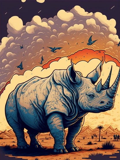 Rhino | Diamond Painting