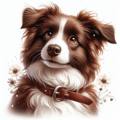 Dog Border Collie | Diamond Painting