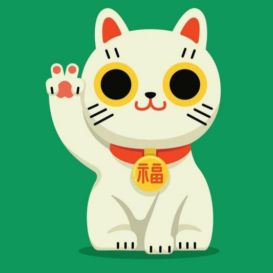 Bell Lucky Cat | Diamond Painting