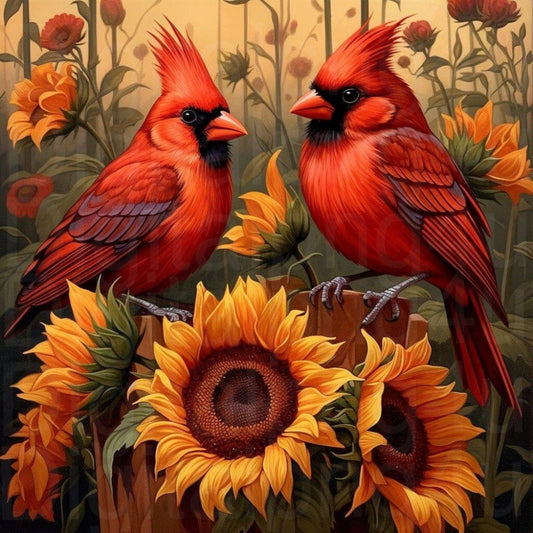 Birds and Flowers | Diamond Painting