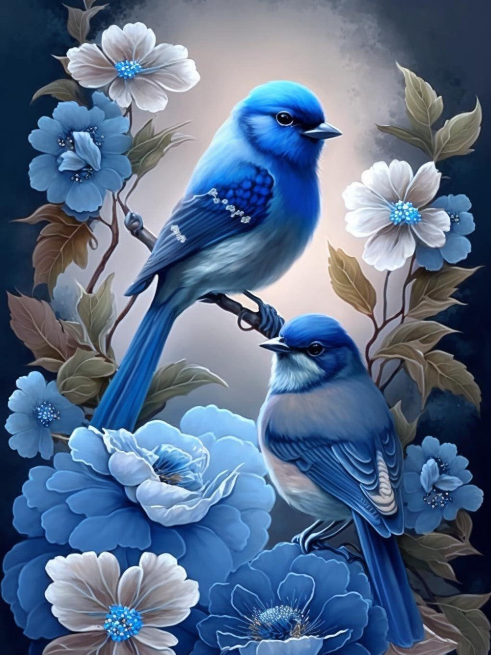 Birds and Flowers | Diamond Painting