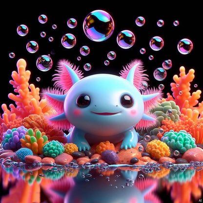 Axolotl | Diamond Painting