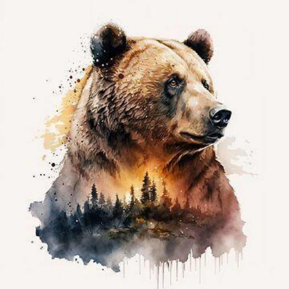 Brown Bear | Diamond Painting