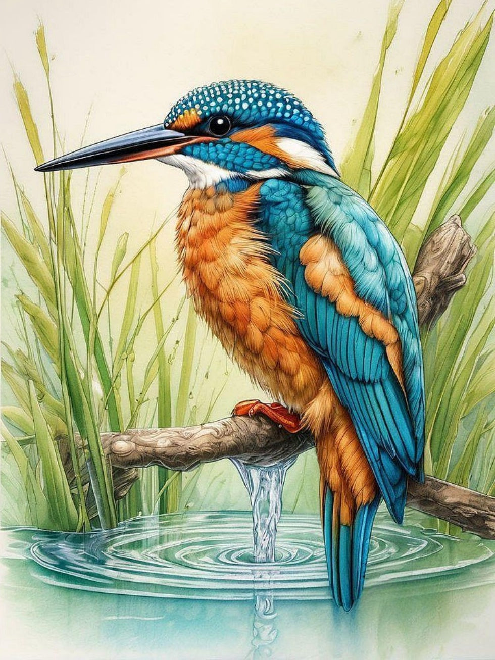 Kingfisher | Diamond Painting