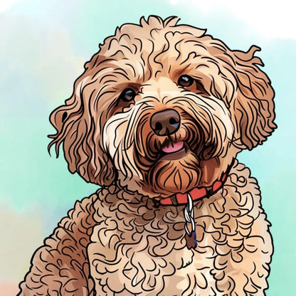 Goldendoodle Dog | Diamond Painting