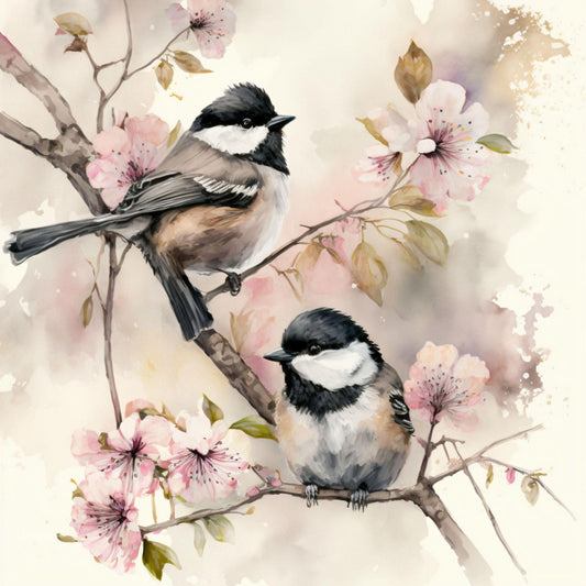 Birds and Flowers | Diamond Painting