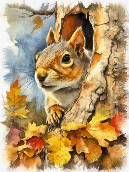 Squirrel | Diamond Painting