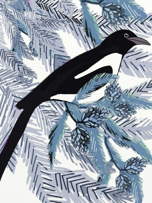 Magpie | Diamond Painting