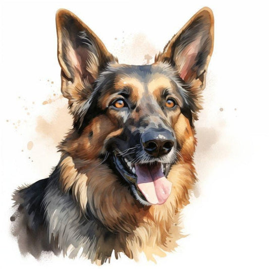 Dog German Shepherd | Diamond Painting