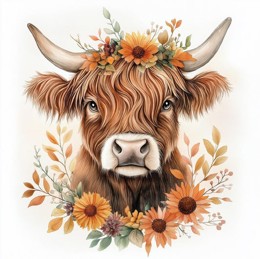 Highland Cow | Diamond Painting
