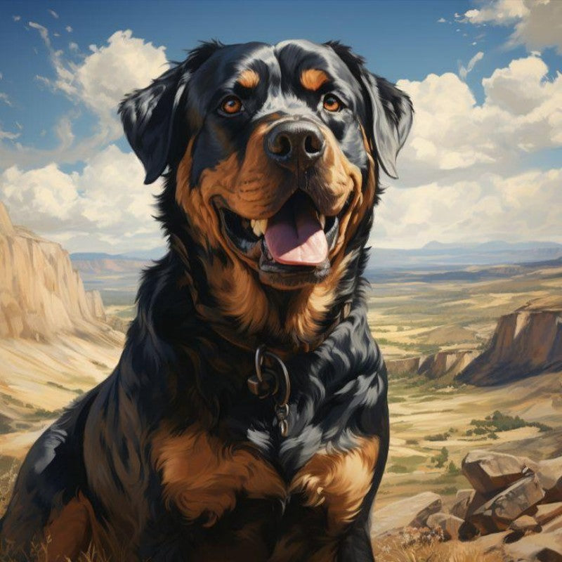 Rottweiler Dog | Diamond Painting