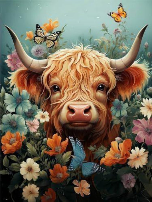 Highland Cow | Diamond Painting