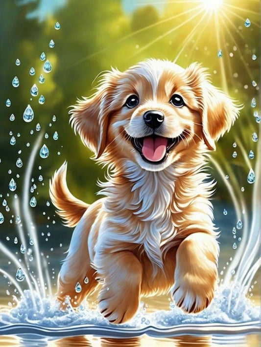 Golden Retriever Dog | Diamond Painting