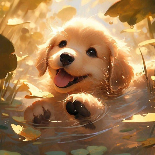 Golden Retriever Dog | Diamond Painting