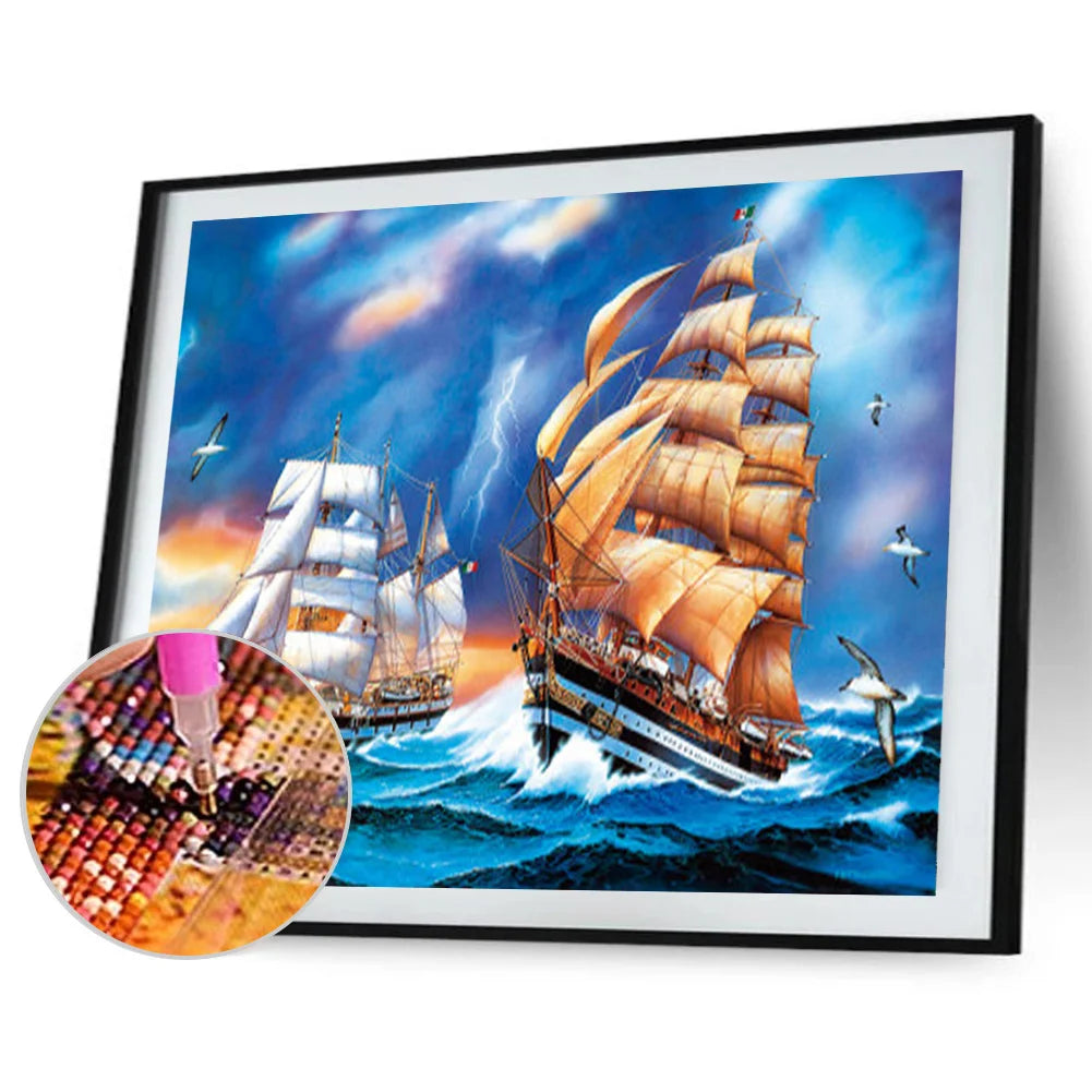 Sail Boat | Diamond Painting